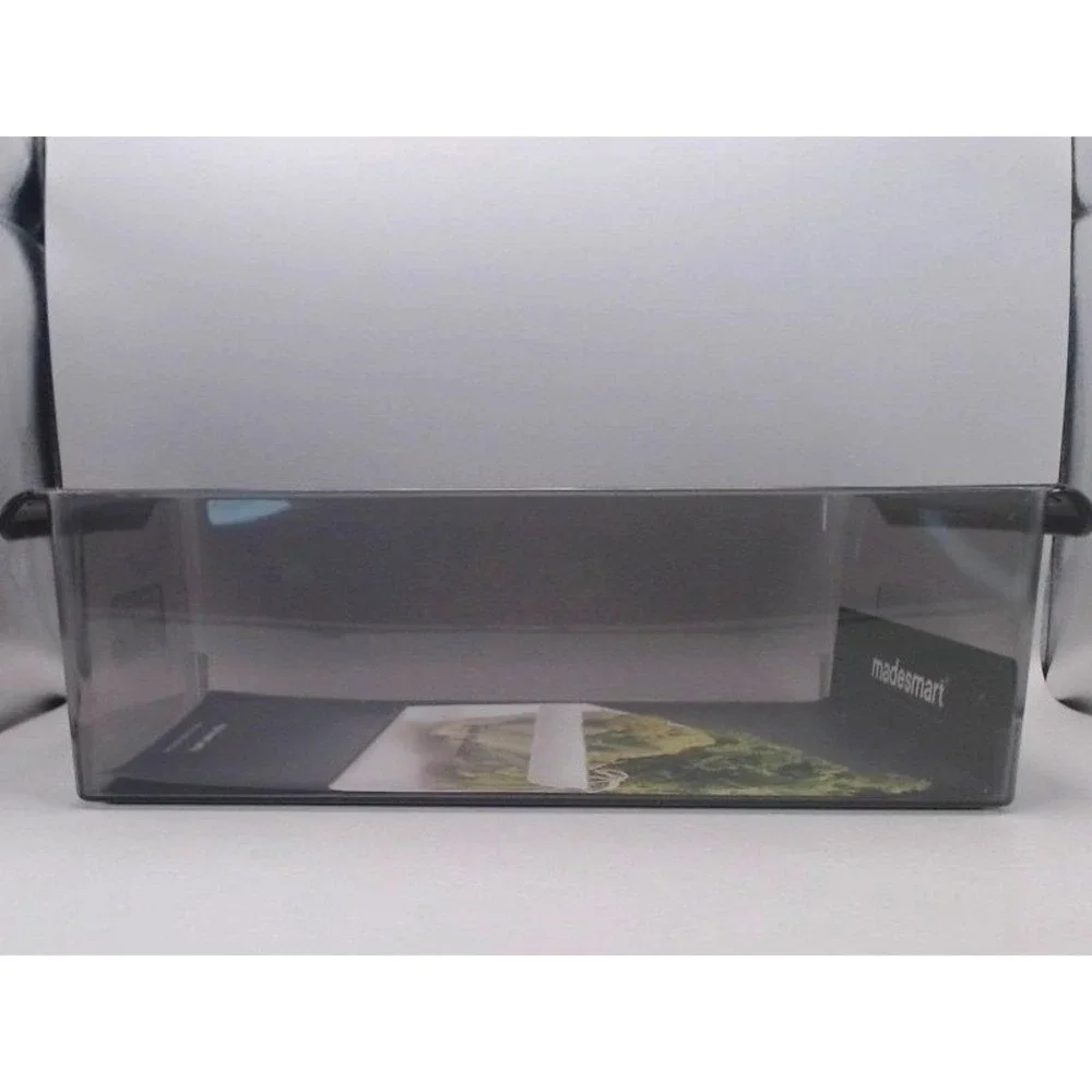 madesmart Fridge/Pantry 8in Wide Deep Bin, Carbon, BRAND NEW WITH TAGS